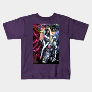 The God of Thunder, the hammer and the infinity power Kids T-Shirt